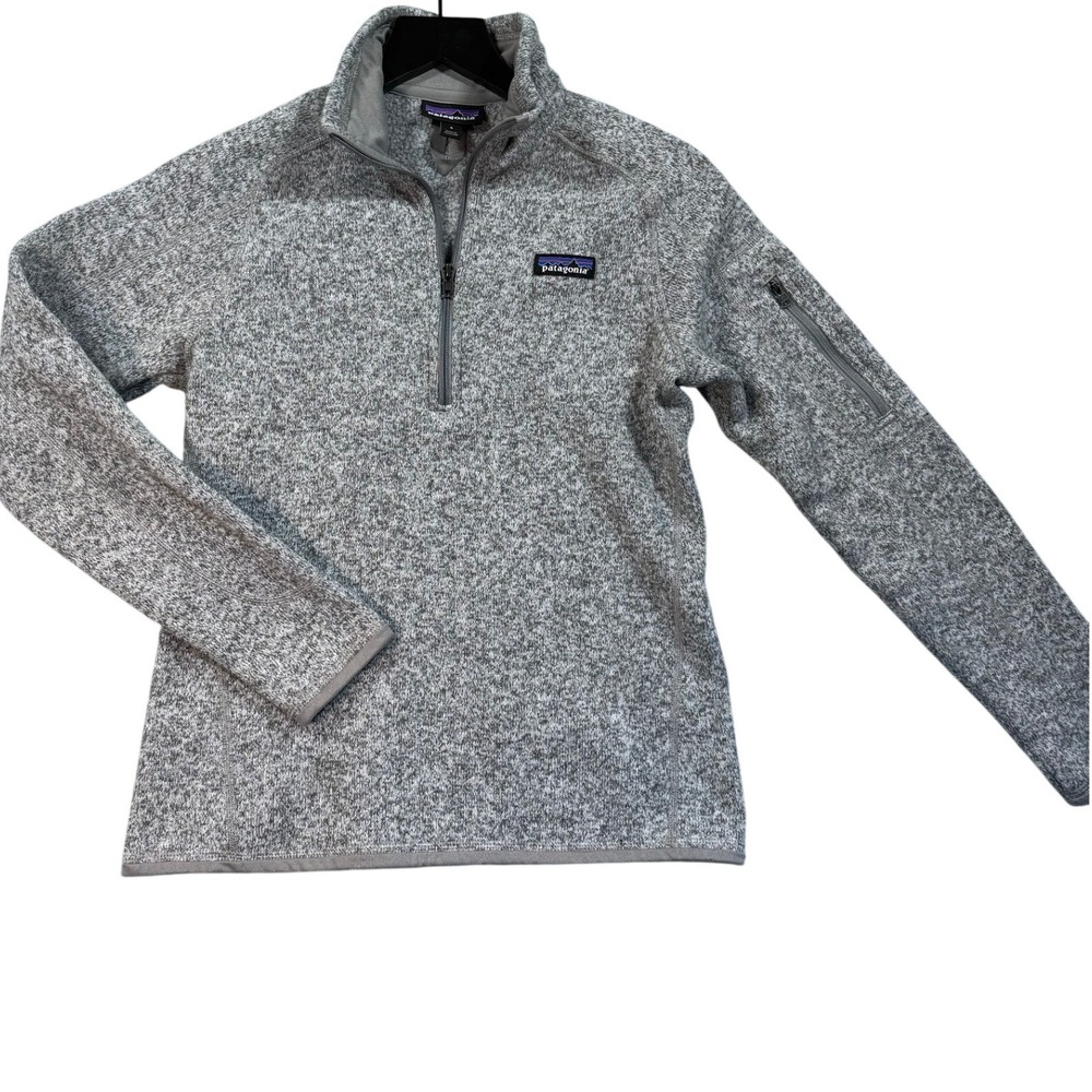 Patagonia Better Sweater 1/4 Zip S Gray Fleece Pullover Gorpcore 25617FA17 Fall